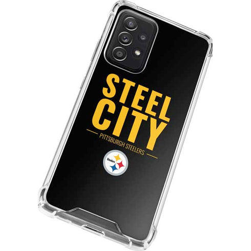 NFL Pittsburgh Steelers Team Motto Galaxy A52 5G Clear Case